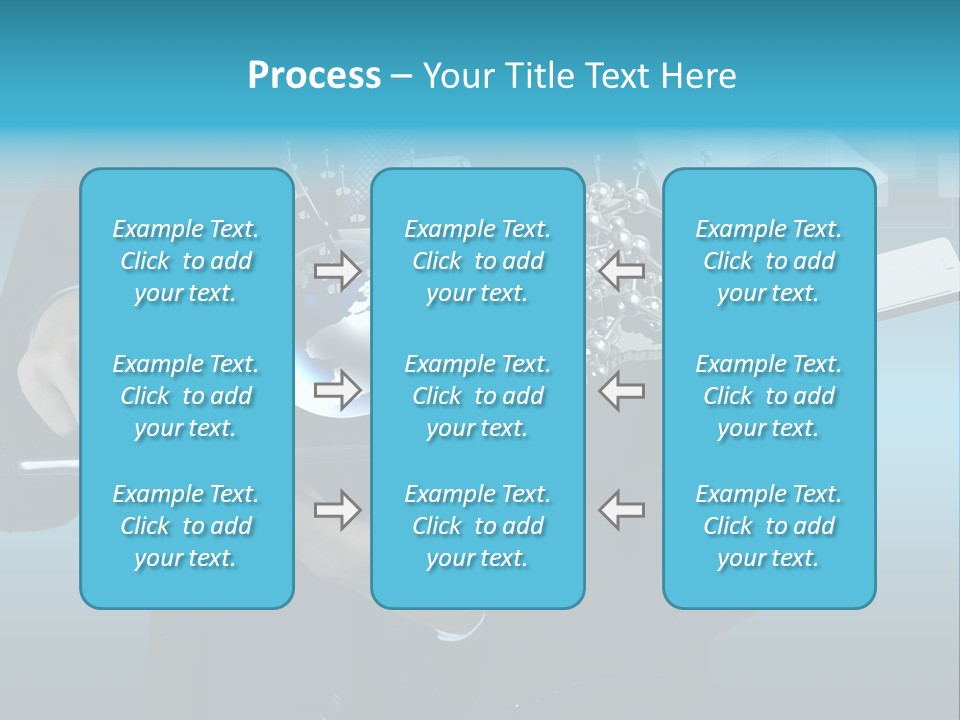Molecules Computer Technology PowerPoint Template