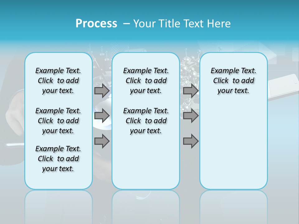Molecules Computer Technology PowerPoint Template