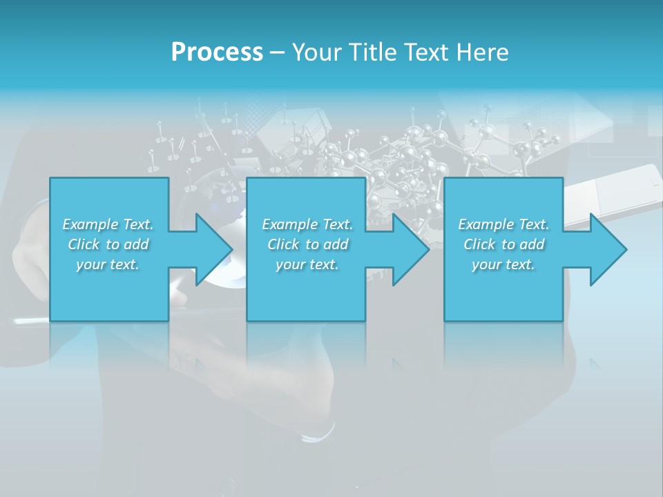 Molecules Computer Technology PowerPoint Template