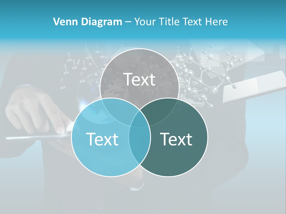 Molecules Computer Technology PowerPoint Template