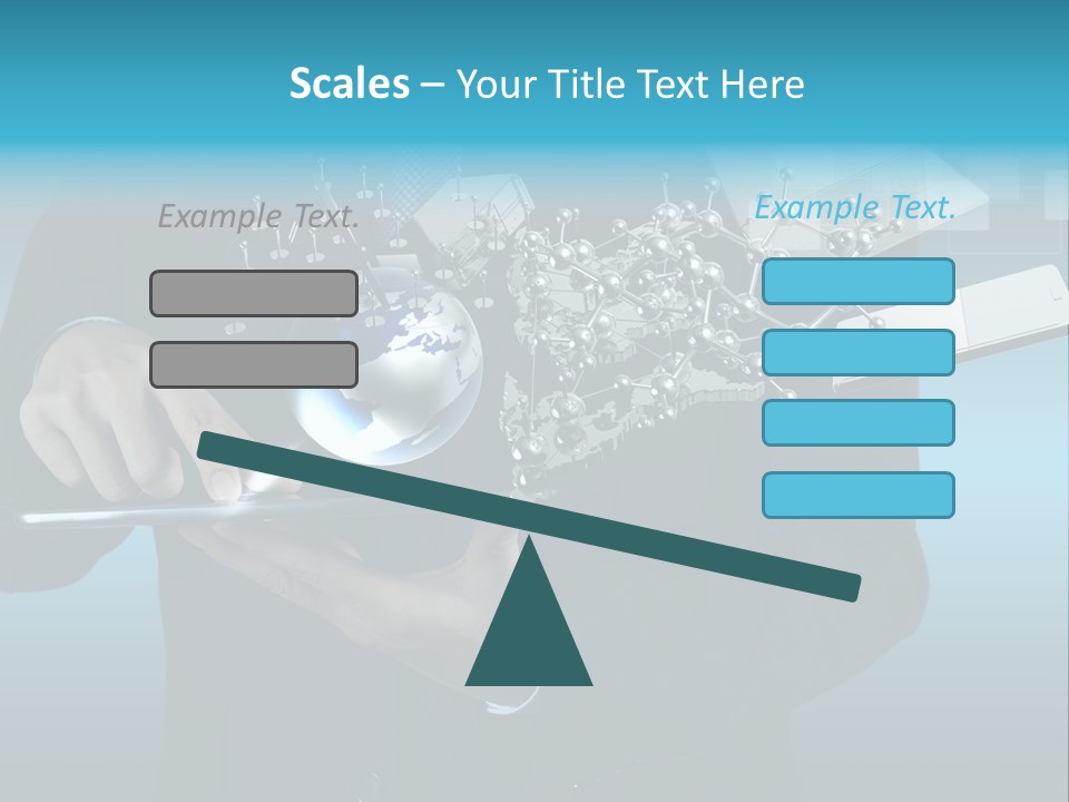 Molecules Computer Technology PowerPoint Template