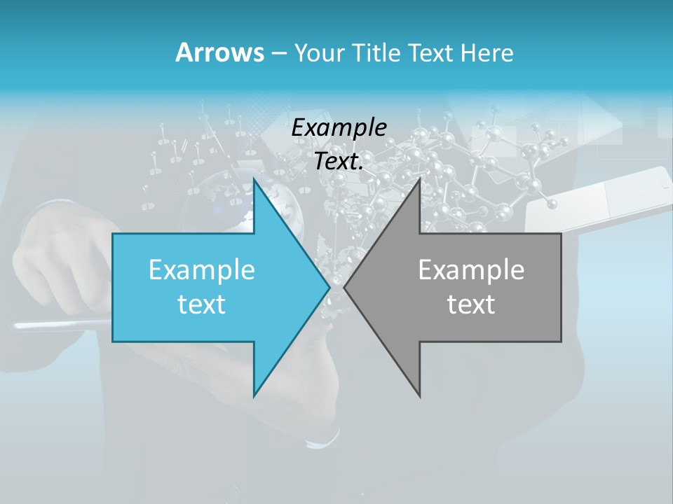 Molecules Computer Technology PowerPoint Template