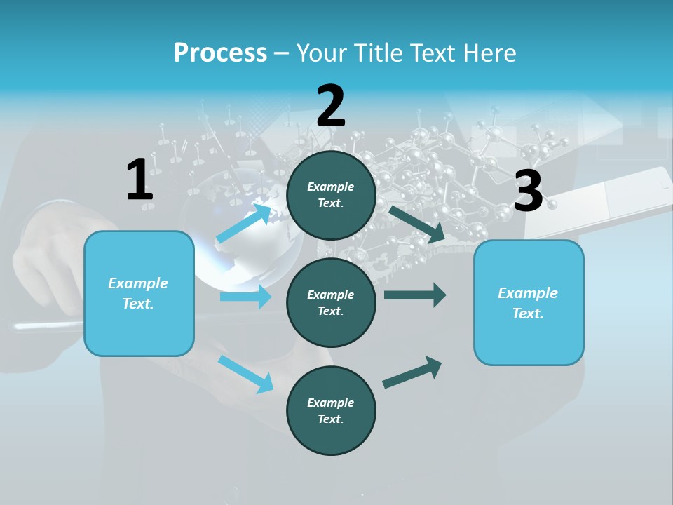 Molecules Computer Technology PowerPoint Template