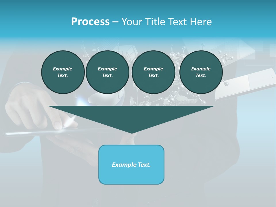 Molecules Computer Technology PowerPoint Template