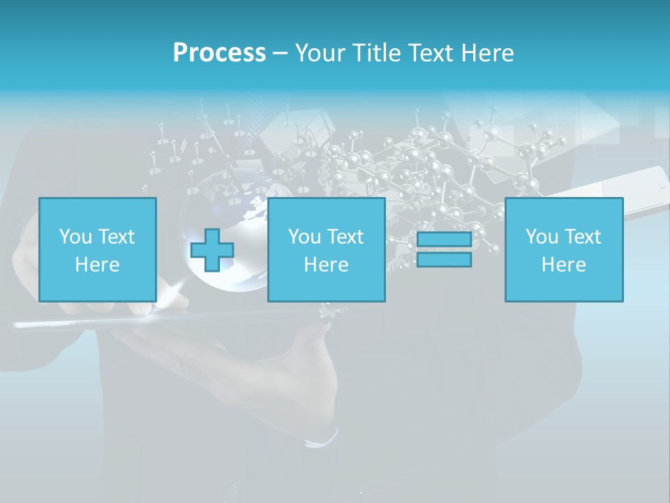 Molecules Computer Technology PowerPoint Template