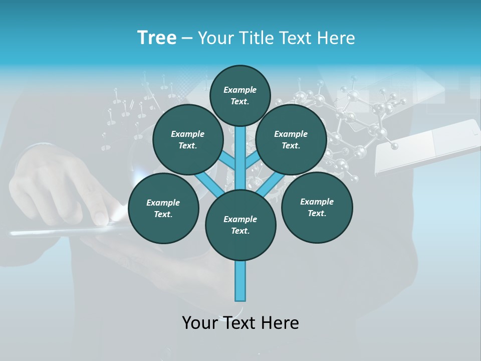 Molecules Computer Technology PowerPoint Template