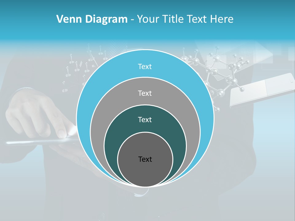 Molecules Computer Technology PowerPoint Template