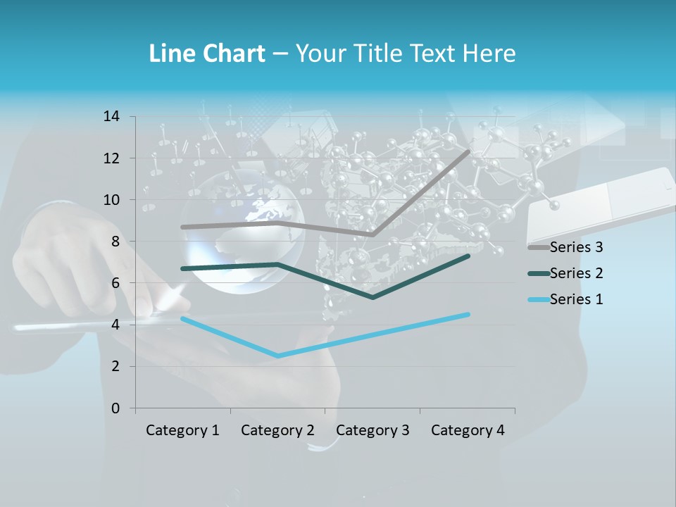 Molecules Computer Technology PowerPoint Template