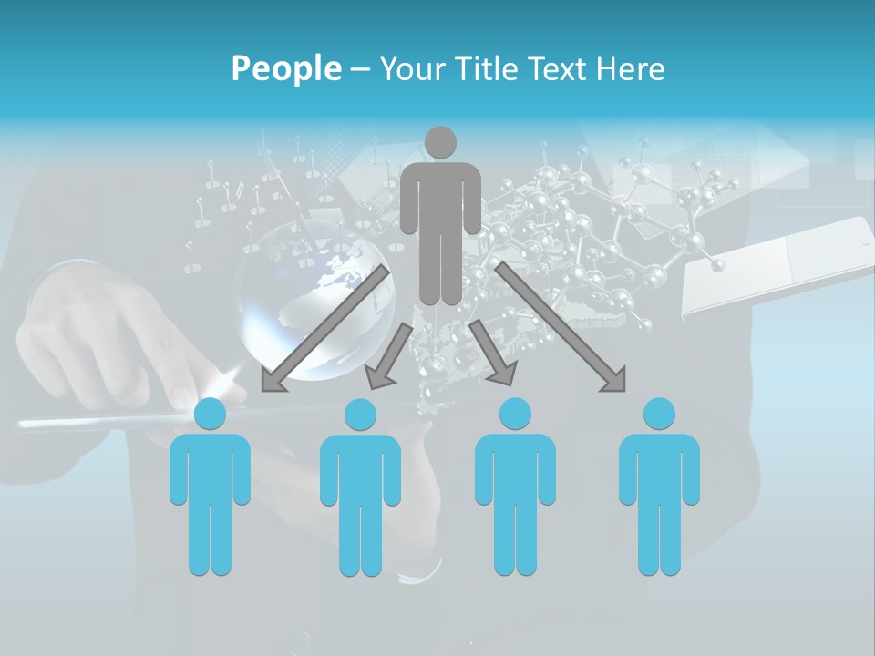Molecules Computer Technology PowerPoint Template