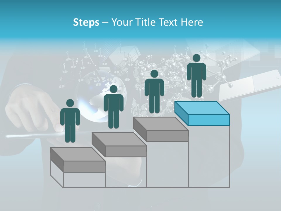 Molecules Computer Technology PowerPoint Template