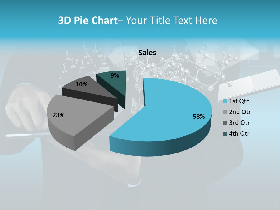 Molecules Computer Technology PowerPoint Template