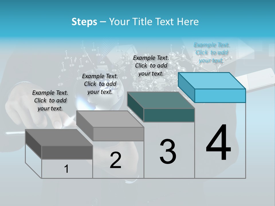Molecules Computer Technology PowerPoint Template