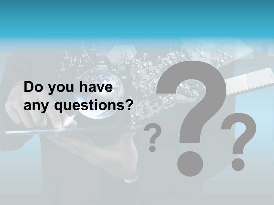 Molecules Computer Technology PowerPoint Template