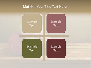 Table Winter Retro PowerPoint Template