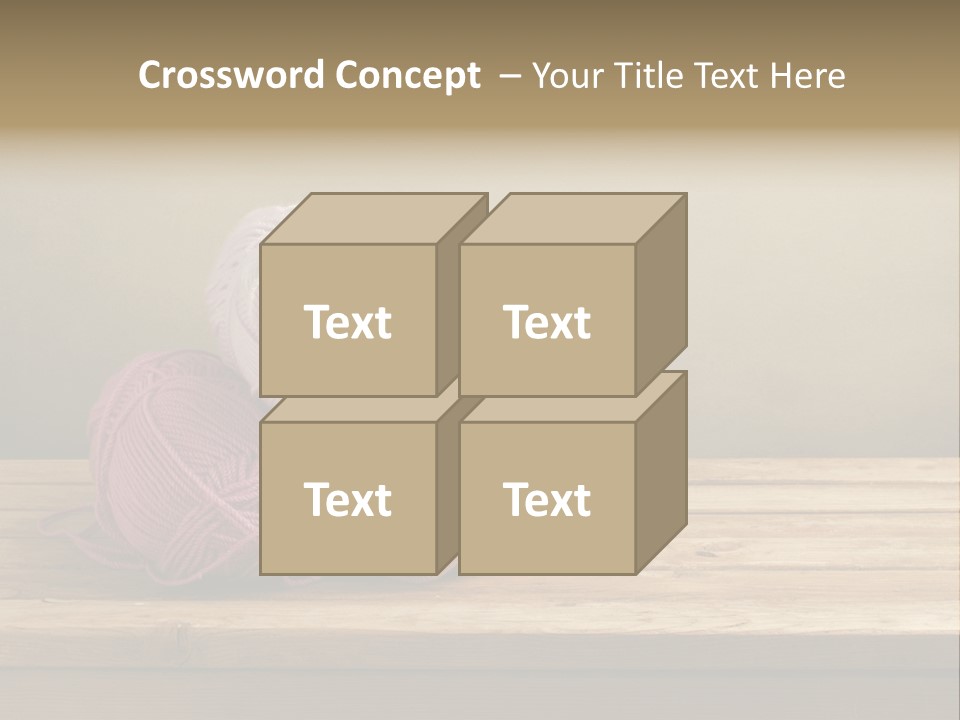 Table Winter Retro PowerPoint Template
