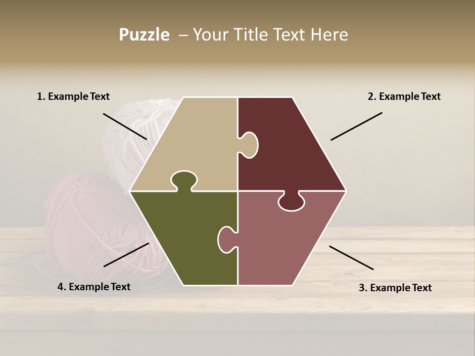 Table Winter Retro PowerPoint Template