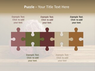 Table Winter Retro PowerPoint Template