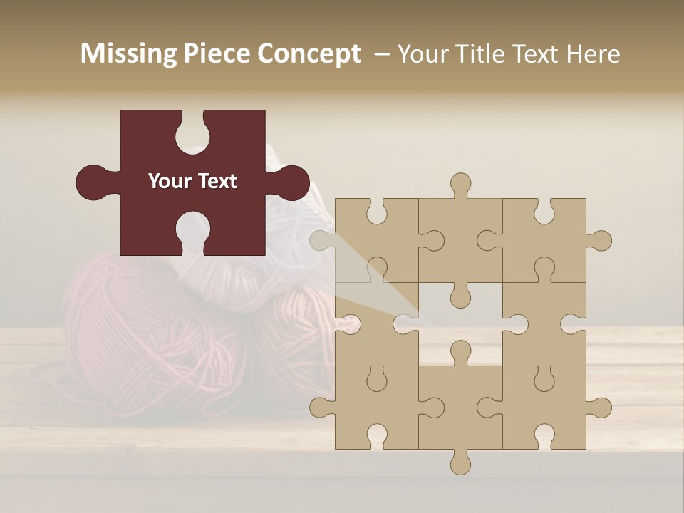 Table Winter Retro PowerPoint Template