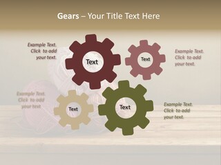 Table Winter Retro PowerPoint Template