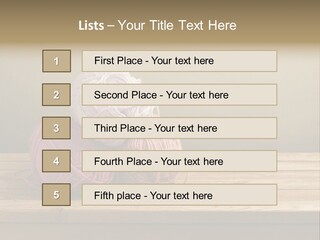 Table Winter Retro PowerPoint Template