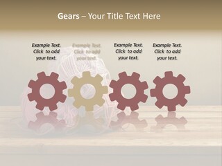 Table Winter Retro PowerPoint Template