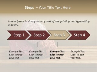 Table Winter Retro PowerPoint Template