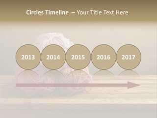 Table Winter Retro PowerPoint Template