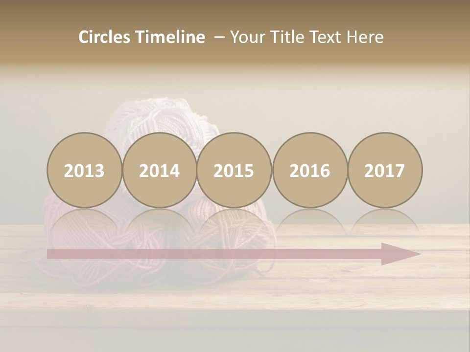 Table Winter Retro PowerPoint Template