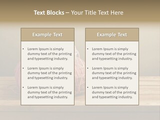 Table Winter Retro PowerPoint Template