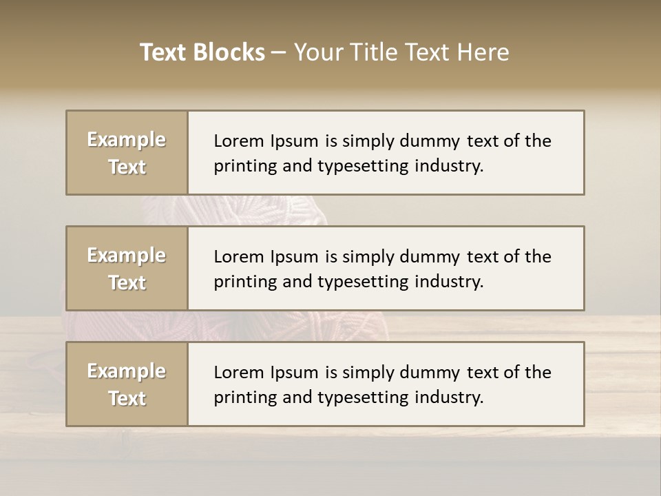 Table Winter Retro PowerPoint Template