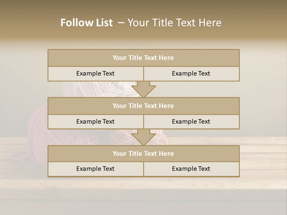 Table Winter Retro PowerPoint Template