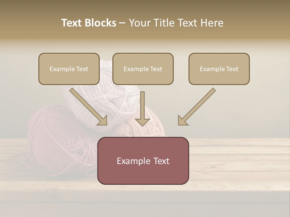 Table Winter Retro PowerPoint Template
