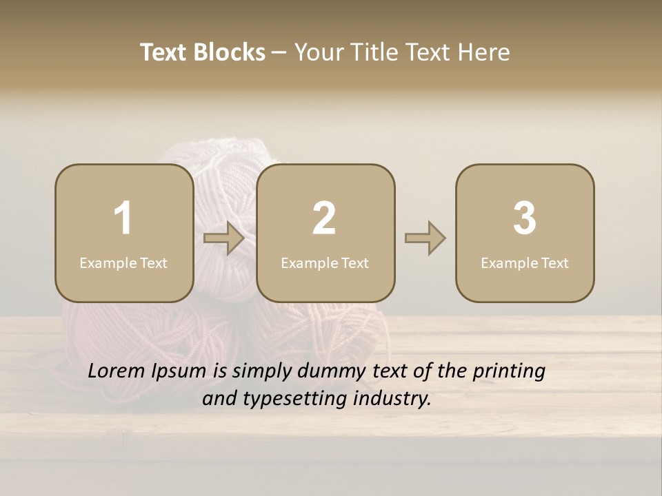 Table Winter Retro PowerPoint Template