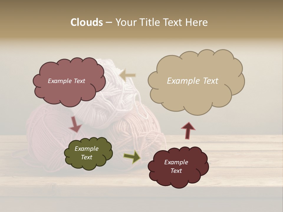 Table Winter Retro PowerPoint Template