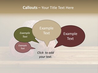 Table Winter Retro PowerPoint Template