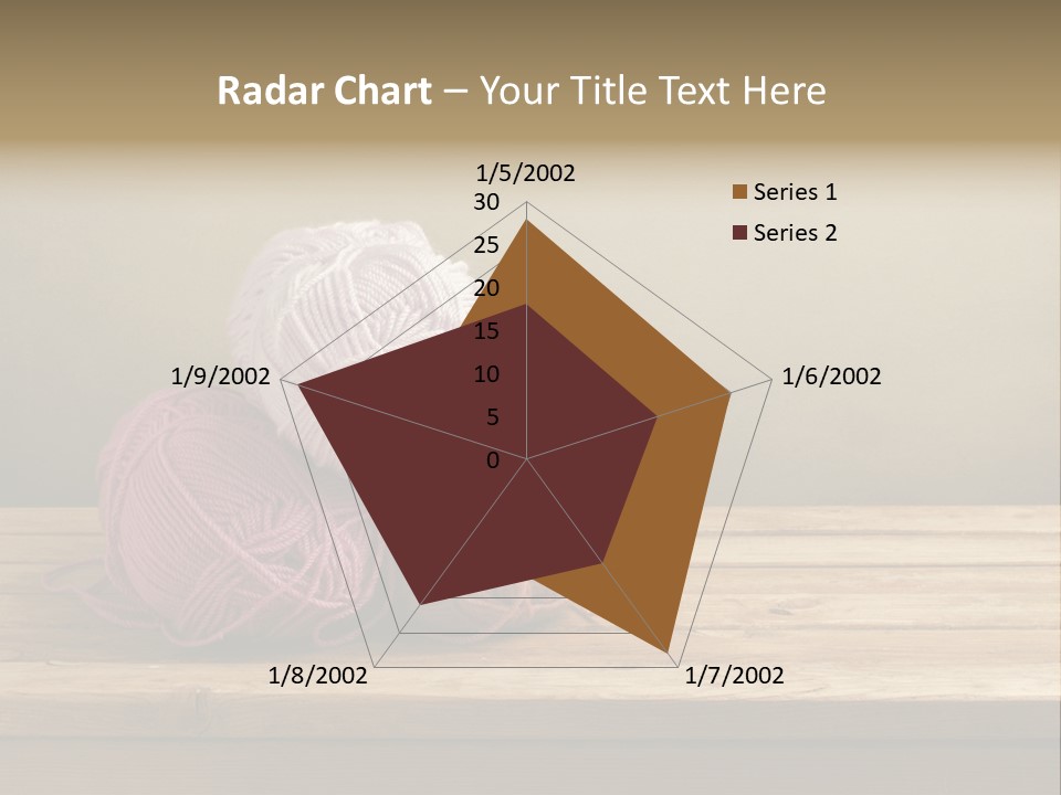 Table Winter Retro PowerPoint Template