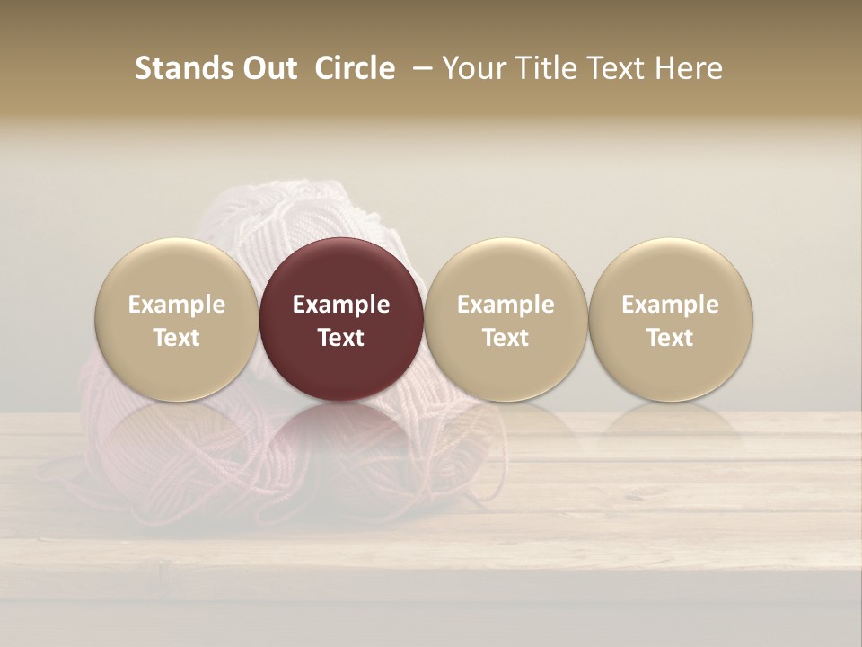 Table Winter Retro PowerPoint Template