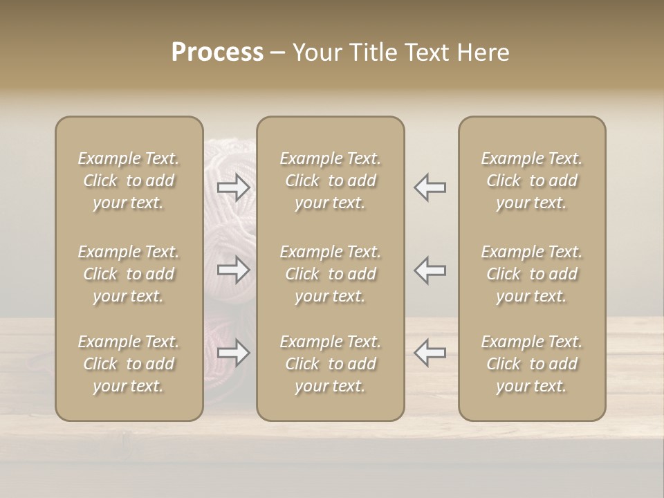 Table Winter Retro PowerPoint Template