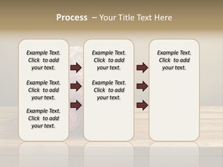 Table Winter Retro PowerPoint Template