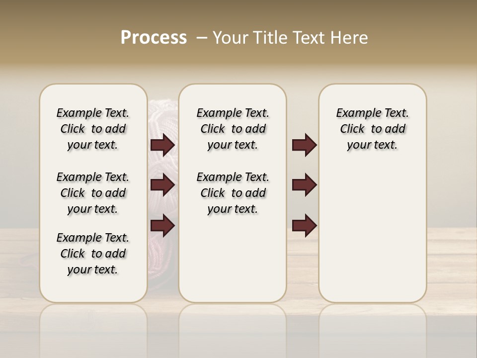 Table Winter Retro PowerPoint Template