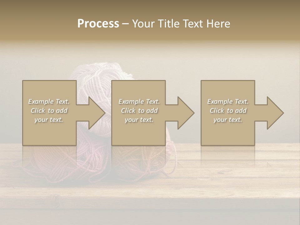 Table Winter Retro PowerPoint Template
