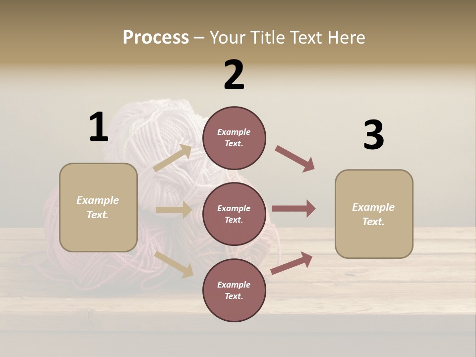 Table Winter Retro PowerPoint Template