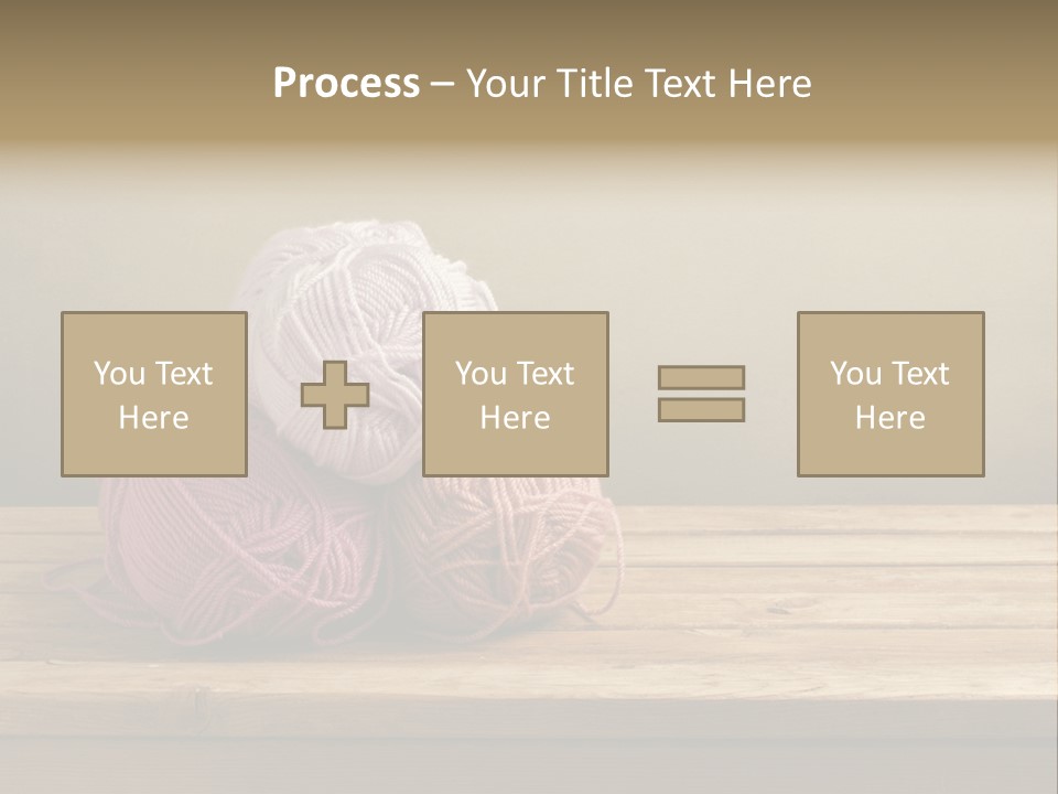 Table Winter Retro PowerPoint Template