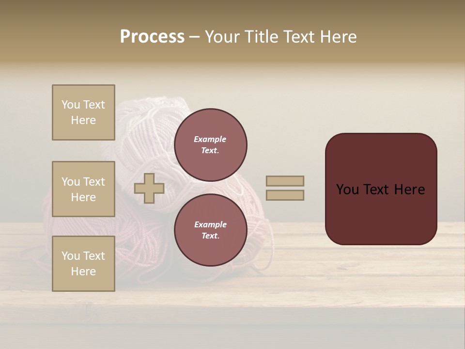 Table Winter Retro PowerPoint Template