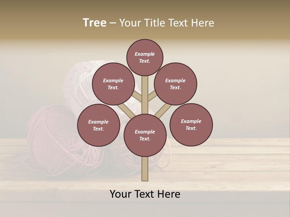 Table Winter Retro PowerPoint Template