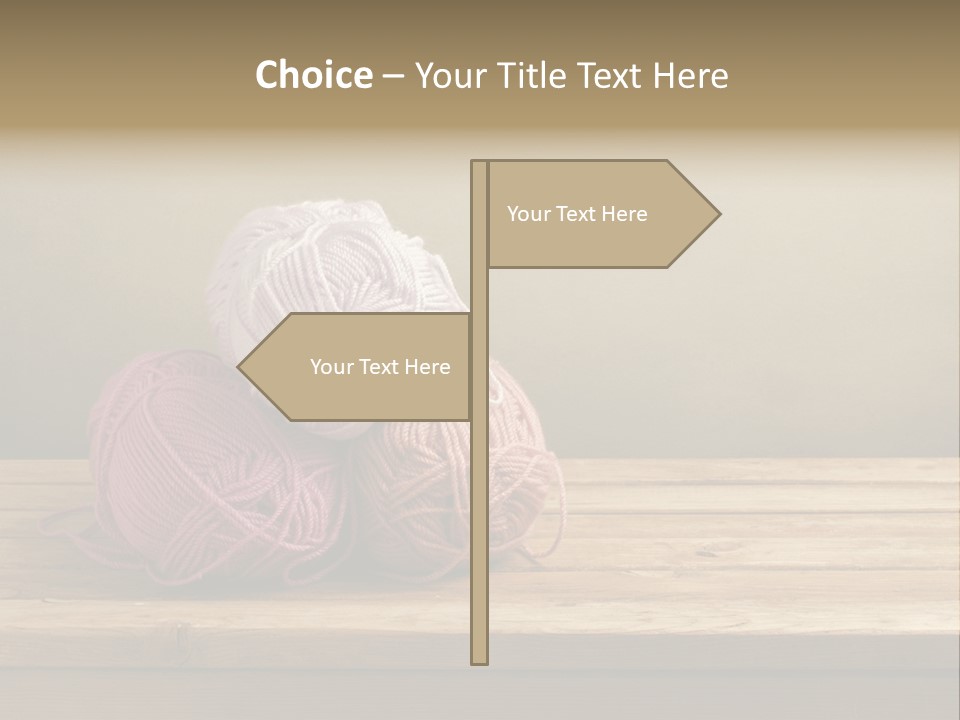 Table Winter Retro PowerPoint Template