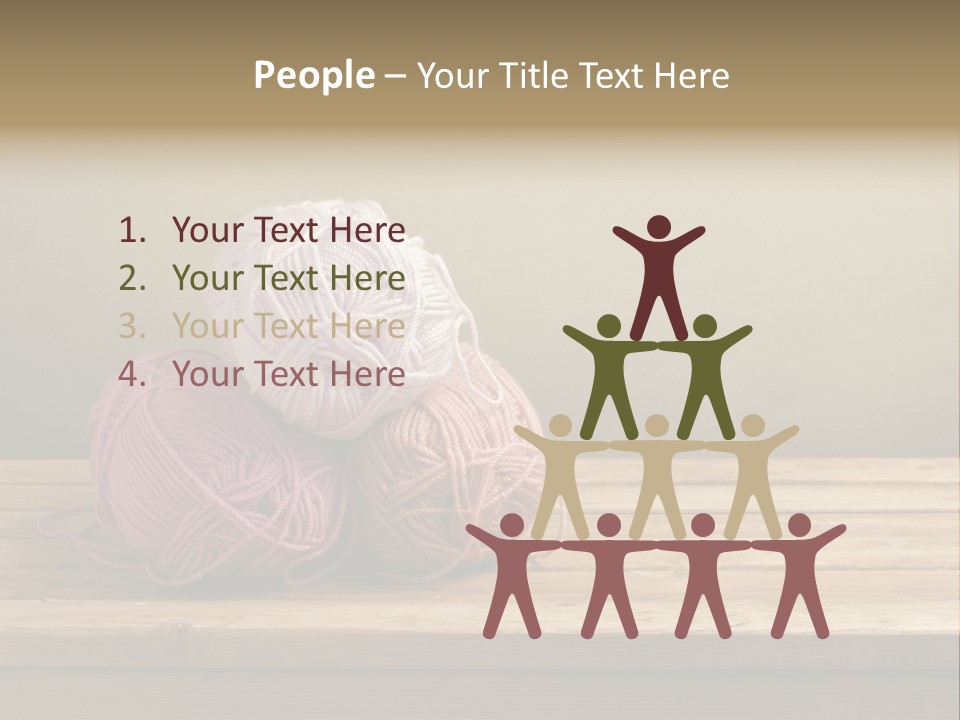 Table Winter Retro PowerPoint Template