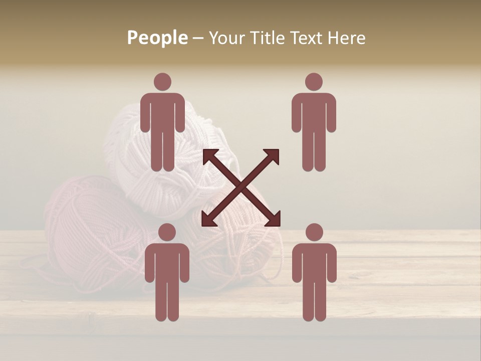 Table Winter Retro PowerPoint Template