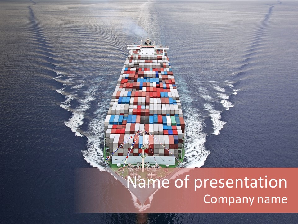 Export Harbor Industry PowerPoint Template