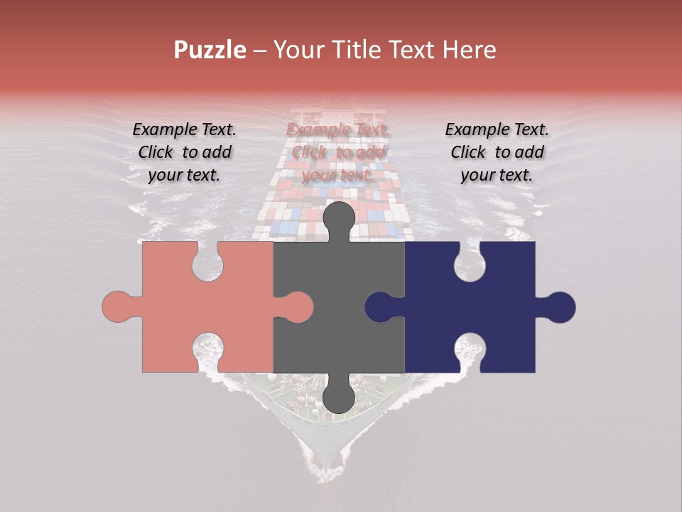 Export Harbor Industry PowerPoint Template